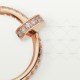 JUSTE UN CLOU earrings 36-Diamond Rose gold