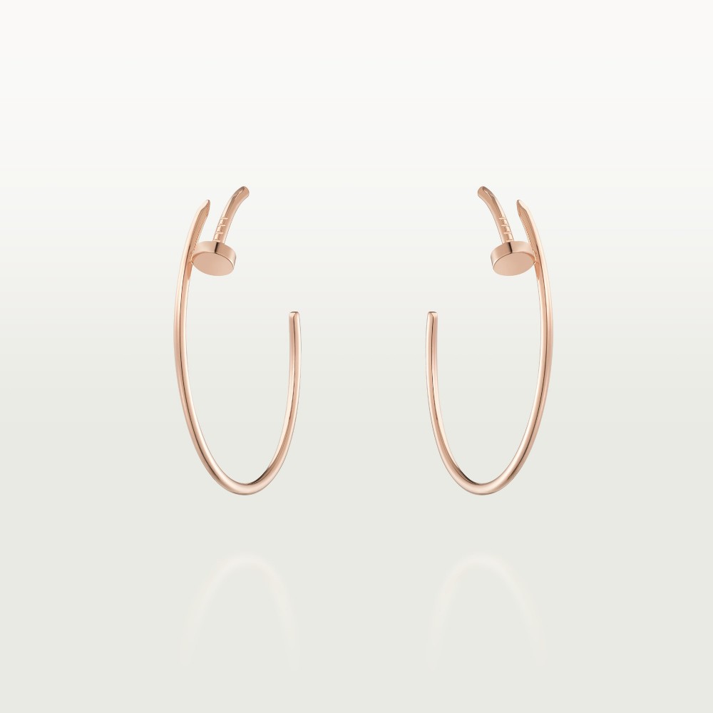 JUSTE UN CLOU W1.8 D40mm earrings Rose gold