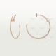 JUSTE UN CLOU W1.8 D40mm earrings Rose gold