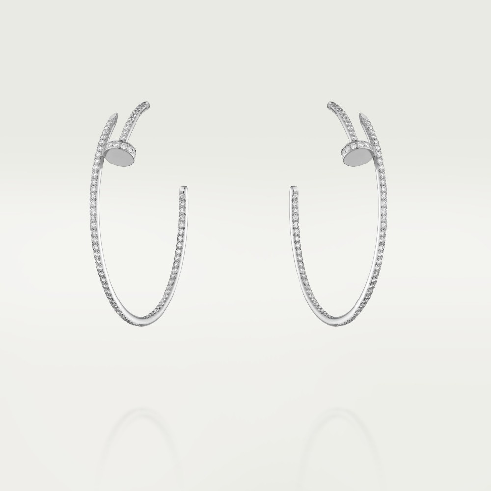 JUSTE UN CLOU W1.8mm earrings 176-Diamond White gold