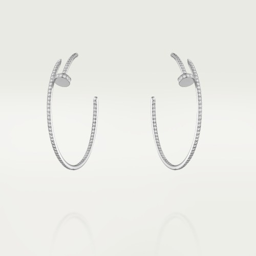 JUSTE UN CLOU W1.8mm earrings 176-Diamond White gold