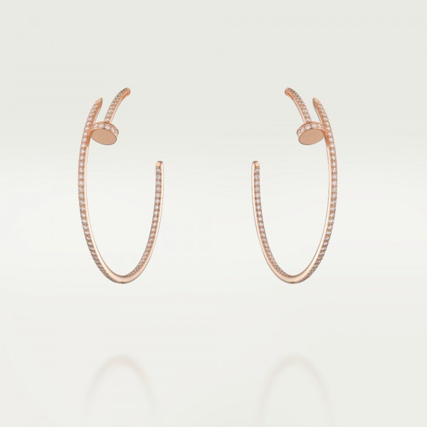 JUSTE UN CLOU W1.8mm earrings 176-Diamond Rose gold