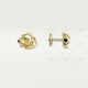 PANTHERE DE W12.7mm earrings Tsavorite Garnets Onyx Yellow gold