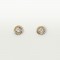 TRINITY D5.3mm earrings 1-Diamond Yellow/White/Rose gold