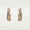 TRINITY D10mm earrings Yellow/White/Rose gold