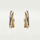 TRINITY D10mm earrings Yellow/White/Rose gold