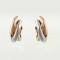 TRINITY W3.3 D13.2mm earrings Yellow/White/Rose gold