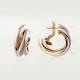 TRINITY W3.3 D13.2mm earrings Yellow/White/Rose gold