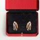 TRINITY W3.3 D13.2mm earrings Yellow/White/Rose gold