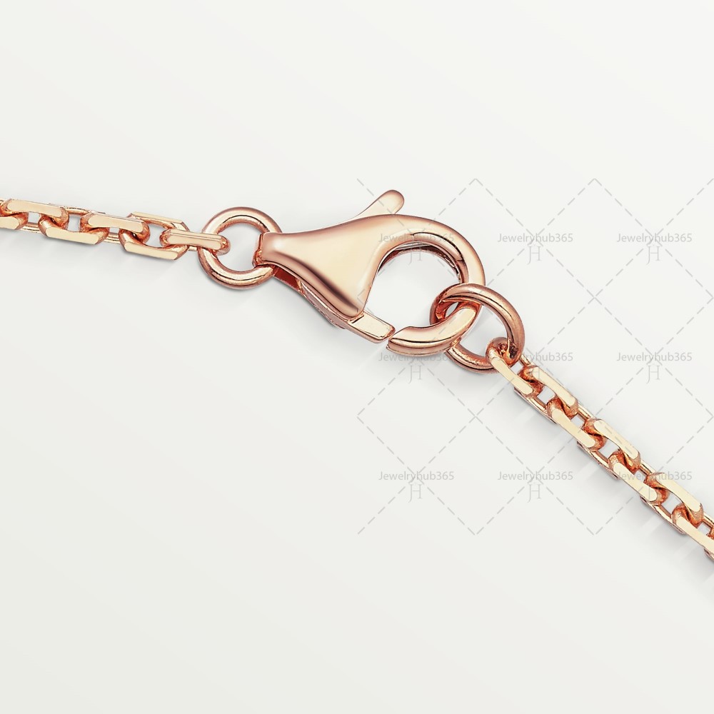 LOVE L420mm/D16mm necklace Rose gold