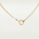 LOVE necklace 2-Diamond Yellow gold