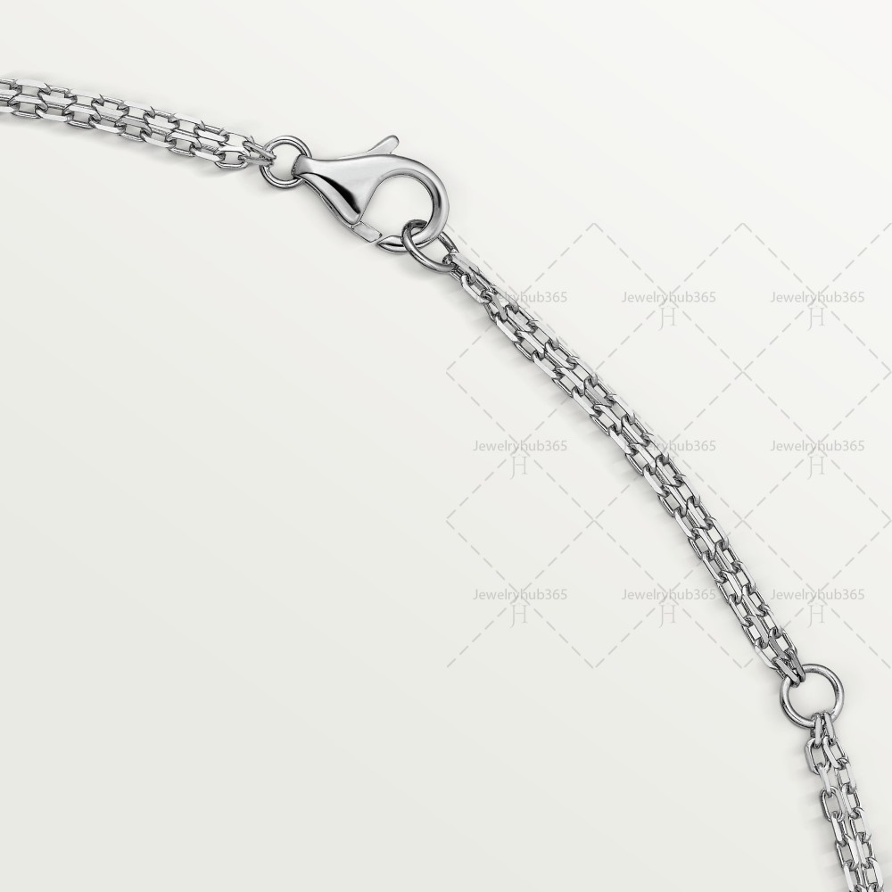 LOVE necklace 2-Diamond White gold