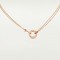 LOVE necklace 2-Diamond Rose gold