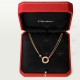 LOVE necklace 2-Diamond Rose gold