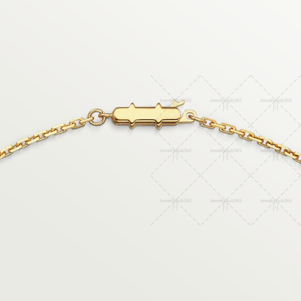 LOVE Diamond-Paved necklace 54-Diamond Yellow gold