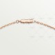 LOVE Diamond-Paved necklace 54-Diamond Rose gold