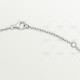 LOVE 2 rings, L410mm D7.6mm necklace 48-Diamond White gold