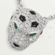 PANTHERE DE necklace 135-Diamond Emerald White gold