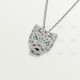 PANTHERE DE L657mm necklace 347-Diamond Emerald Onyx White gold