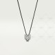 PANTHERE DE L657mm necklace 347-Diamond Emerald Onyx White gold