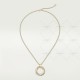 TRINITY L42-46mm D26.7mm necklace large model Yellow/White/Rose gold