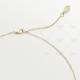 TRINITY L36-40mm D10.7mm necklace 1-Diamond Yellow/White/Rose gold