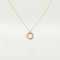 TRINITY necklace 33-Diamond Yellow/White/Rose gold