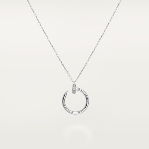 JUSTE UN CLOU W2.2 D14.2mm L38-42cm necklace 14-Diamond White gold