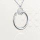 JUSTE UN CLOU W2.2 D14.2mm L38-42cm necklace 14-Diamond White gold