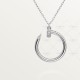 JUSTE UN CLOU W2.2 D14.2mm L38-42cm necklace 14-Diamond White gold