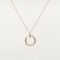 JUSTE UN CLOU W2.2 D14.2mm L38-42cm necklace 14-Diamond Rose gold