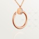 JUSTE UN CLOU W2.2 D14.2mm L38-42cm necklace 14-Diamond Rose gold