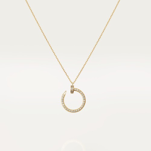 JUSTE UN CLOU W2.2 D14.2mm L38-42cm necklace 36-Diamond Yellow gold