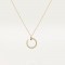 JUSTE UN CLOU W2.2 D14.2mm L38-42cm necklace 36-Diamond Yellow gold