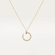 JUSTE UN CLOU W2.2 D14.2mm L38-42cm necklace 36-Diamond Yellow gold