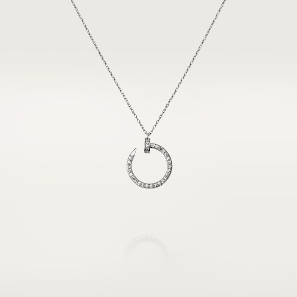 JUSTE UN CLOU W2.2 D14.2mm L38-42cm necklace 36-Diamond White gold