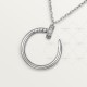 JUSTE UN CLOU W2.2 D14.2mm L38-42cm necklace 36-Diamond White gold