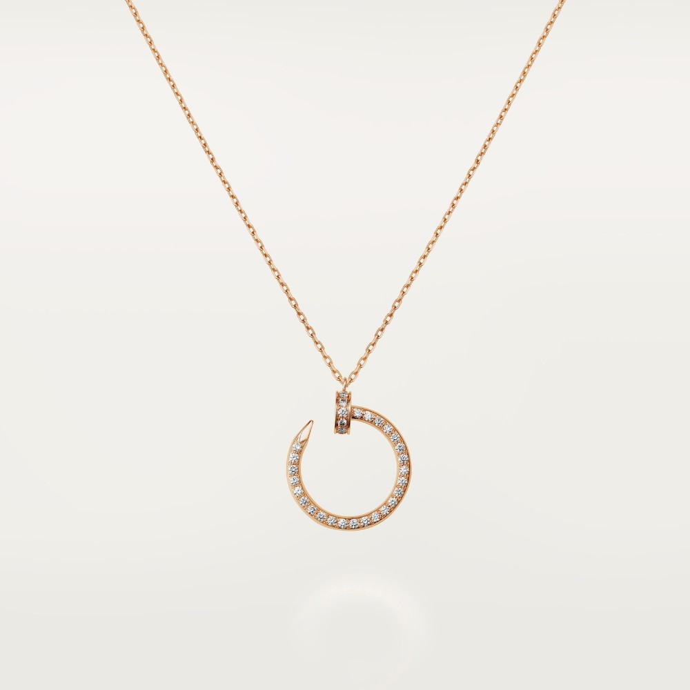 JUSTE UN CLOU W2.2 D14.2mm L38-42cm necklace 36-Diamond Rose gold