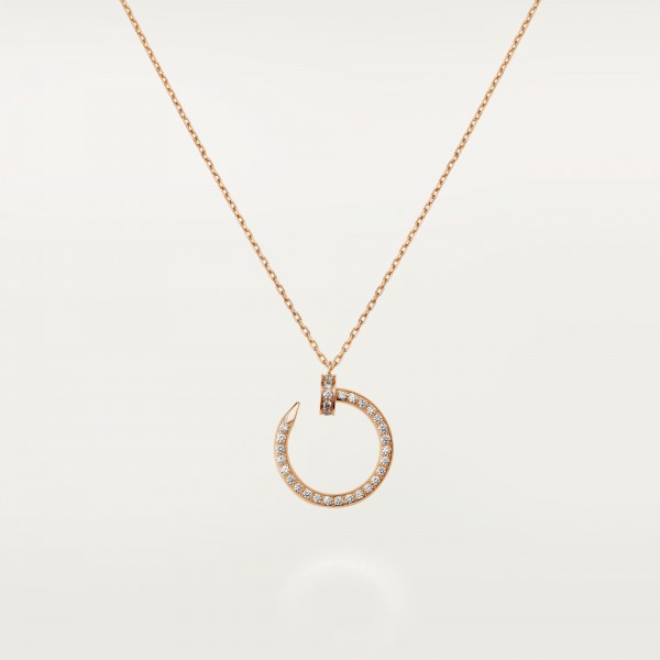 JUSTE UN CLOU W2.2 D14.2mm L38-42cm necklace 36-Diamond Rose gold