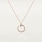 JUSTE UN CLOU W2.2 D14.2mm L38-42cm necklace 36-Diamond Rose gold