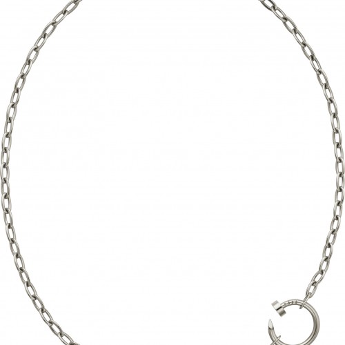 JUSTE UN CLOU L51cm necklace White gold