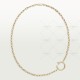 JUSTE UN CLOU L45cm necklace 15-Diamond Yellow gold