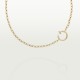 JUSTE UN CLOU L45cm necklace 15-Diamond Yellow gold