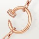 JUSTE UN CLOU L45cm necklace 15-Diamond Rose gold