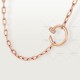 JUSTE UN CLOU L45cm necklace 15-Diamond Rose gold