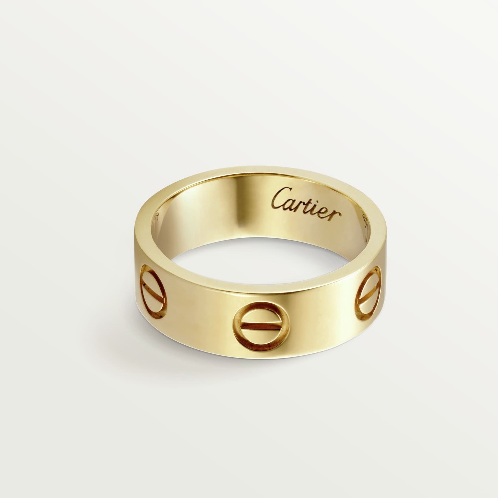 LOVE ring Yellow gold