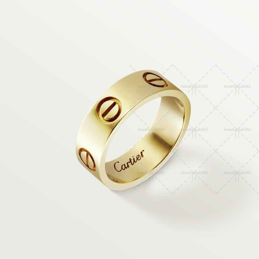 LOVE ring Yellow gold