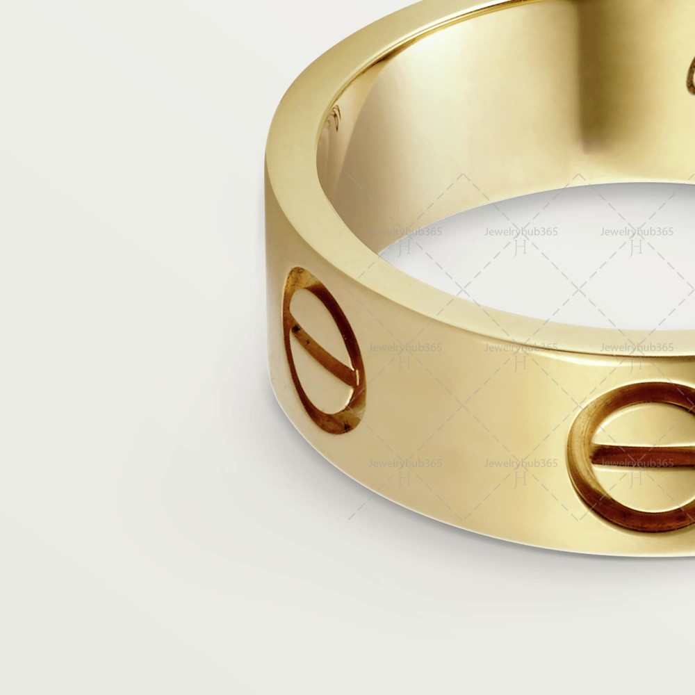 LOVE ring Yellow gold