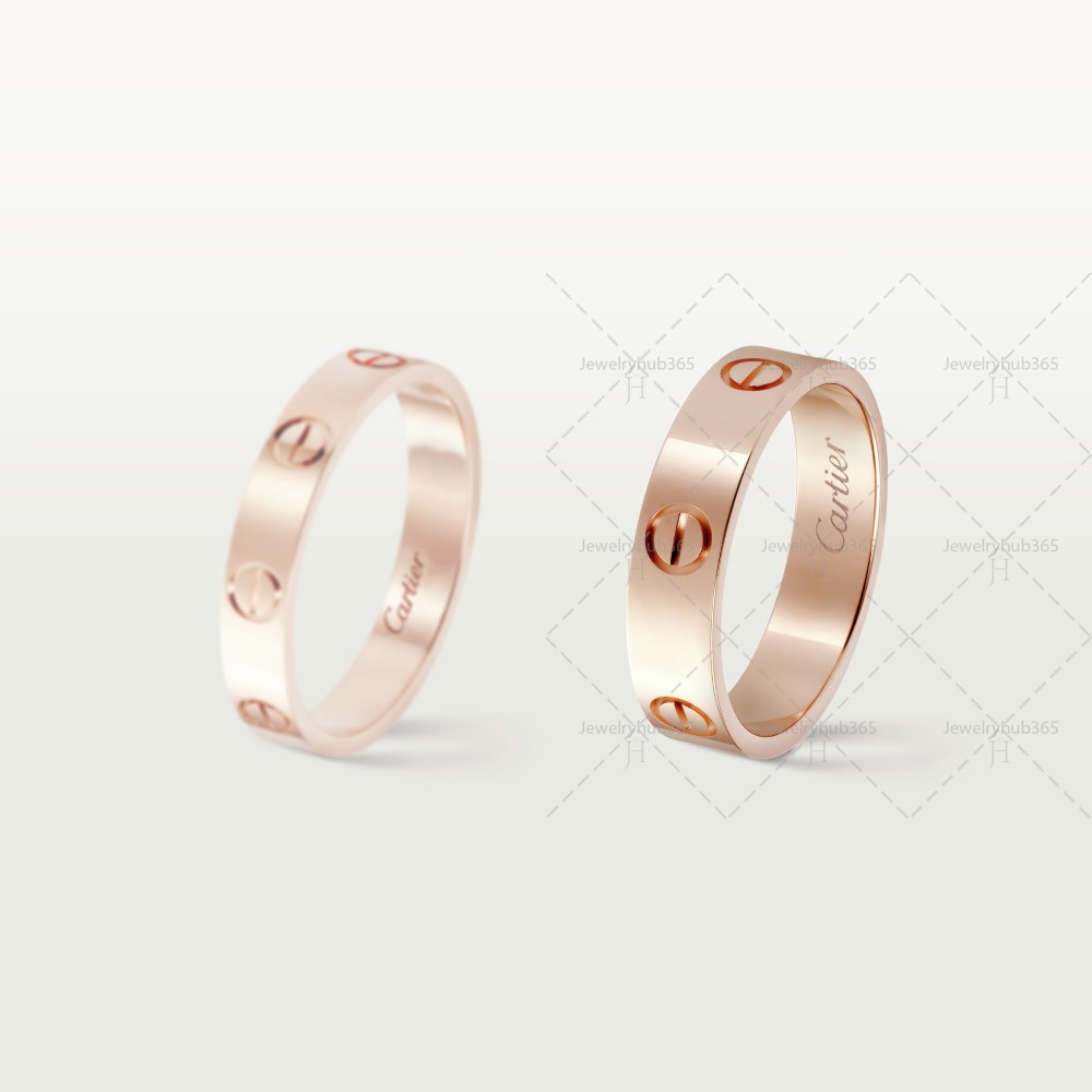 LOVE ring Rose gold