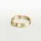 LOVE WEDDING BAND ring Yellow gold